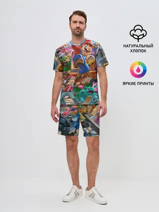 Мужской костюм с шортами / Super Smash Bros ultimate