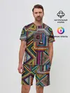 Мужской костюм с шортами / Этнический орнамент