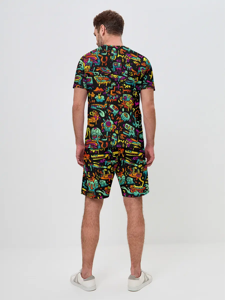Мужской костюм с шортами / Кислотный Диджей