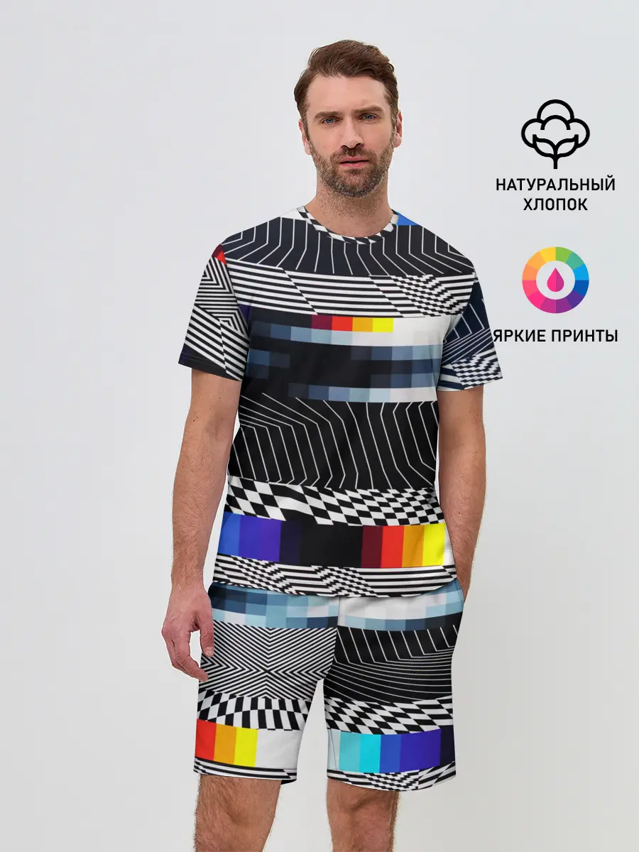 Мужской костюм с шортами / Уличный стиль