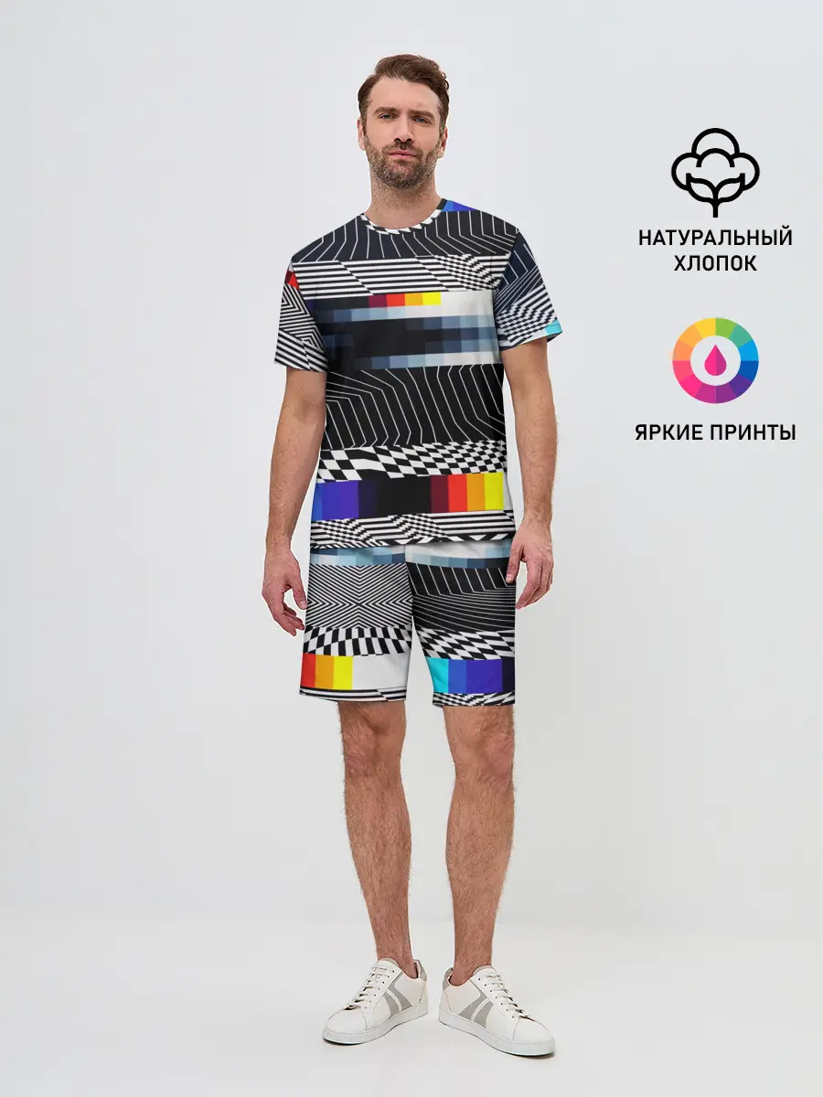 Мужской костюм с шортами / Уличный стиль