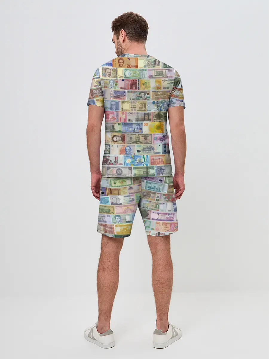 Мужской костюм с шортами / Деньги мира