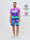 Мужской костюм с шортами / color neon collection