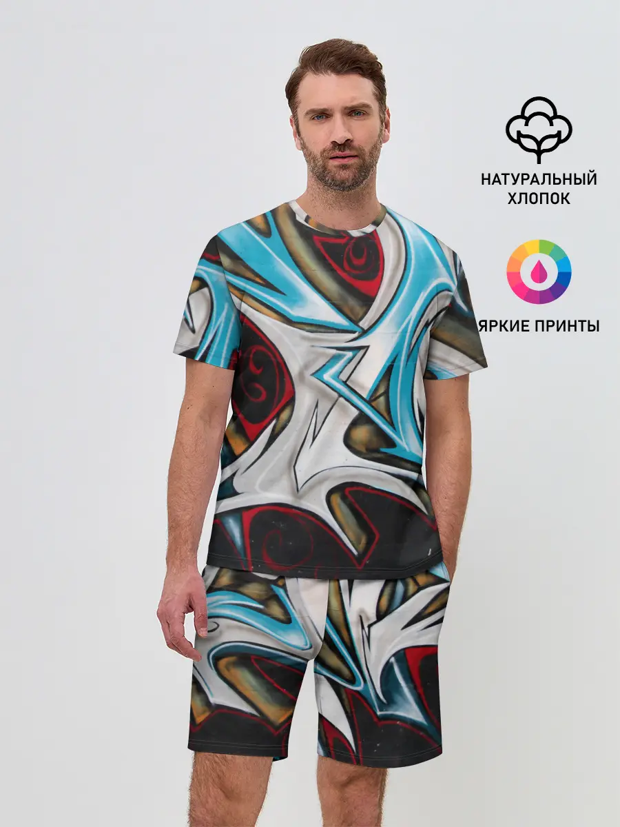 Мужской костюм с шортами / Стиль улицы