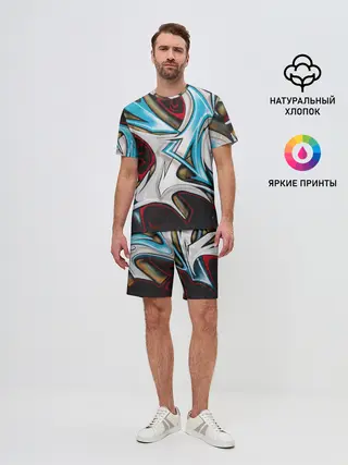 Мужской костюм с шортами / Стиль улицы