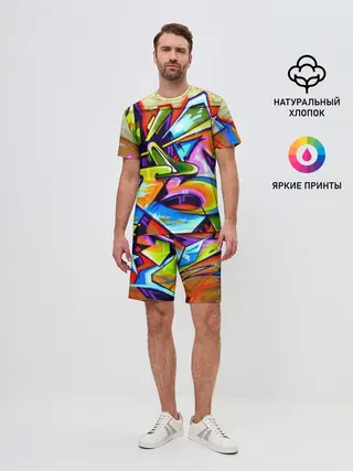 Мужской костюм с шортами / Кислота