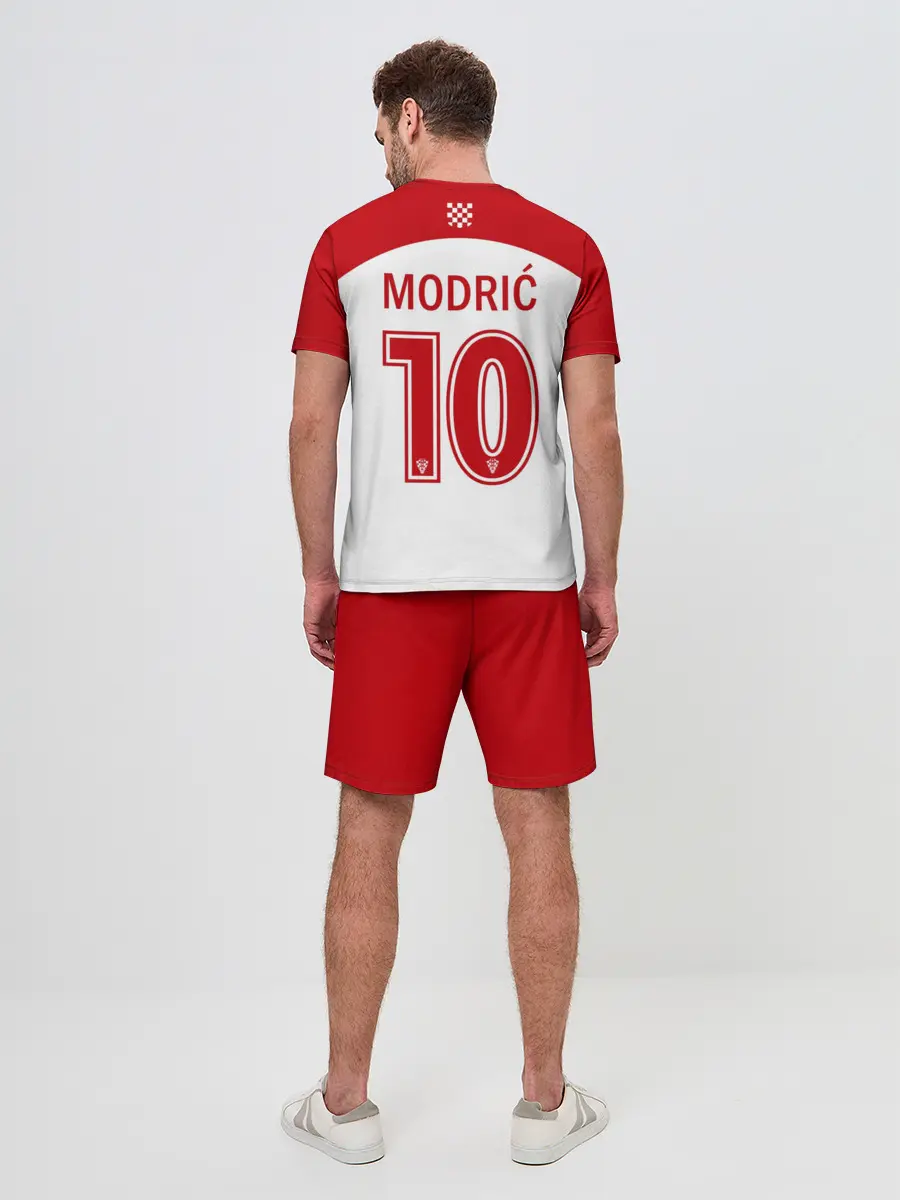 Мужской костюм с шортами / Лука Модрич, Сборная Хорватии
