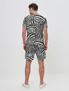 Мужской костюм с шортами / Полосы зебры