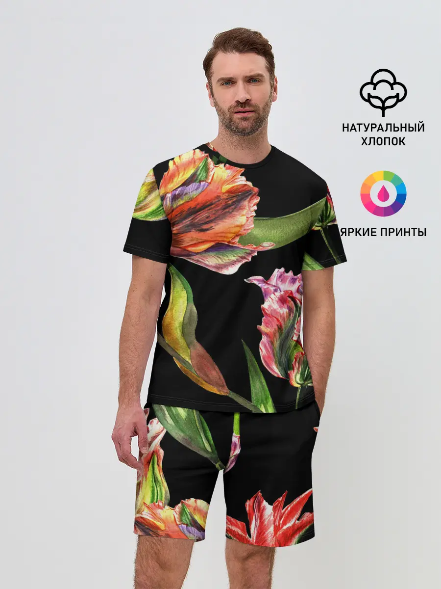 Мужской костюм с шортами / Тюльпан