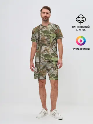 Мужской костюм с шортами / Камуфляж