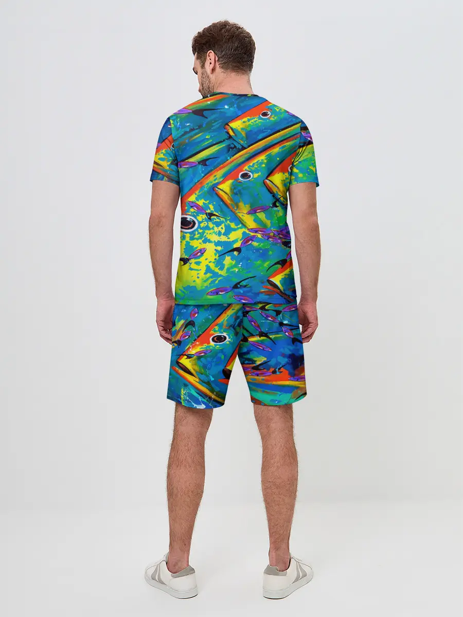 Мужской костюм с шортами / Рыбы