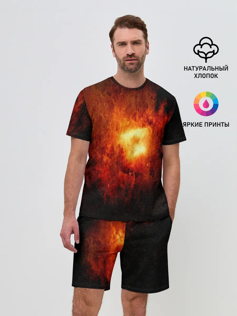 Мужской костюм с шортами / Черная дыра