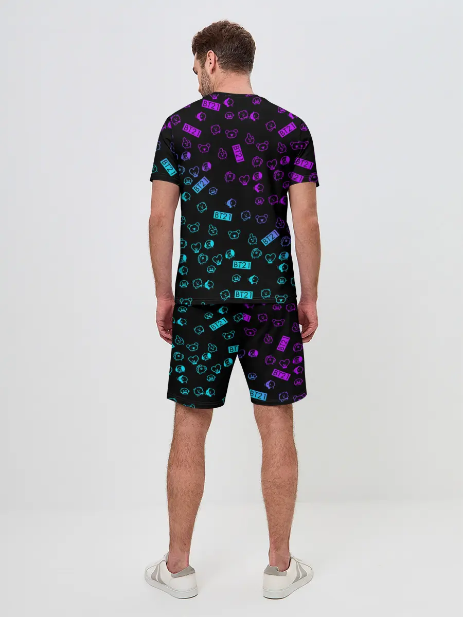 Мужской костюм с шортами / BTS BT21