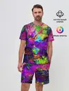 Мужской костюм с шортами / Буйство цвета