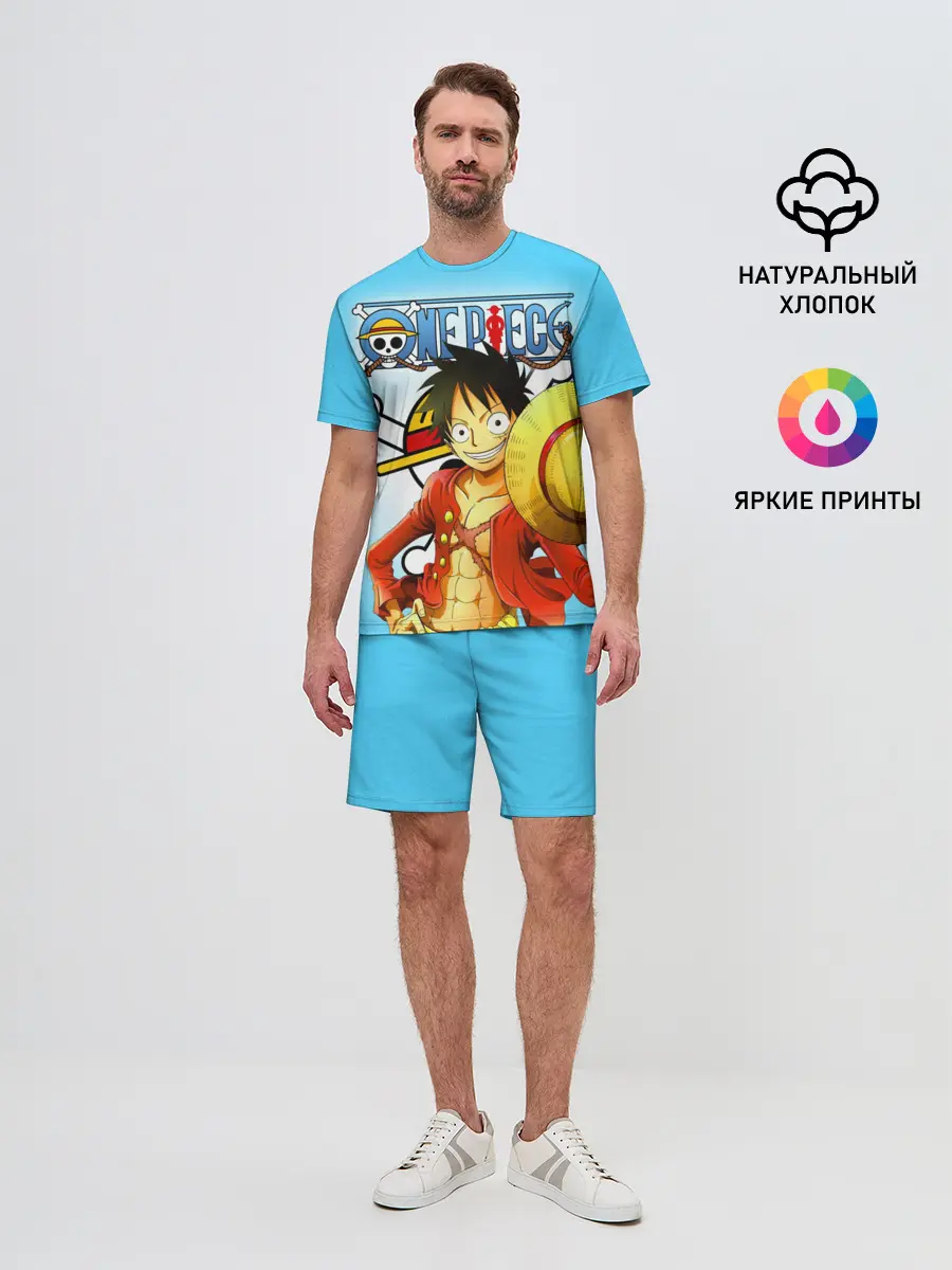 Мужской костюм с шортами / One Piece шляпа