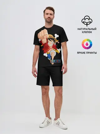 Мужской костюм с шортами / удар One Piece