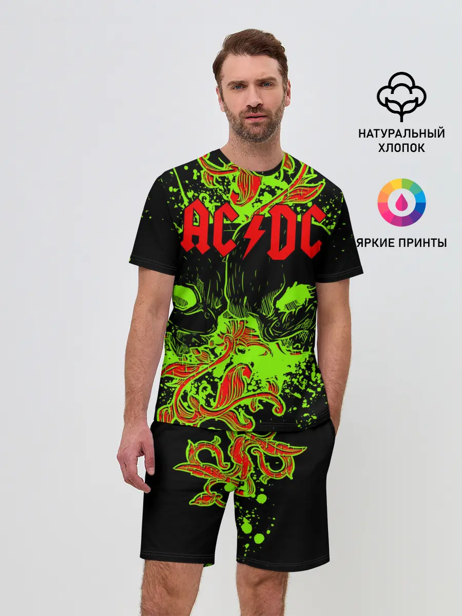 Мужской костюм с шортами / AC/DC