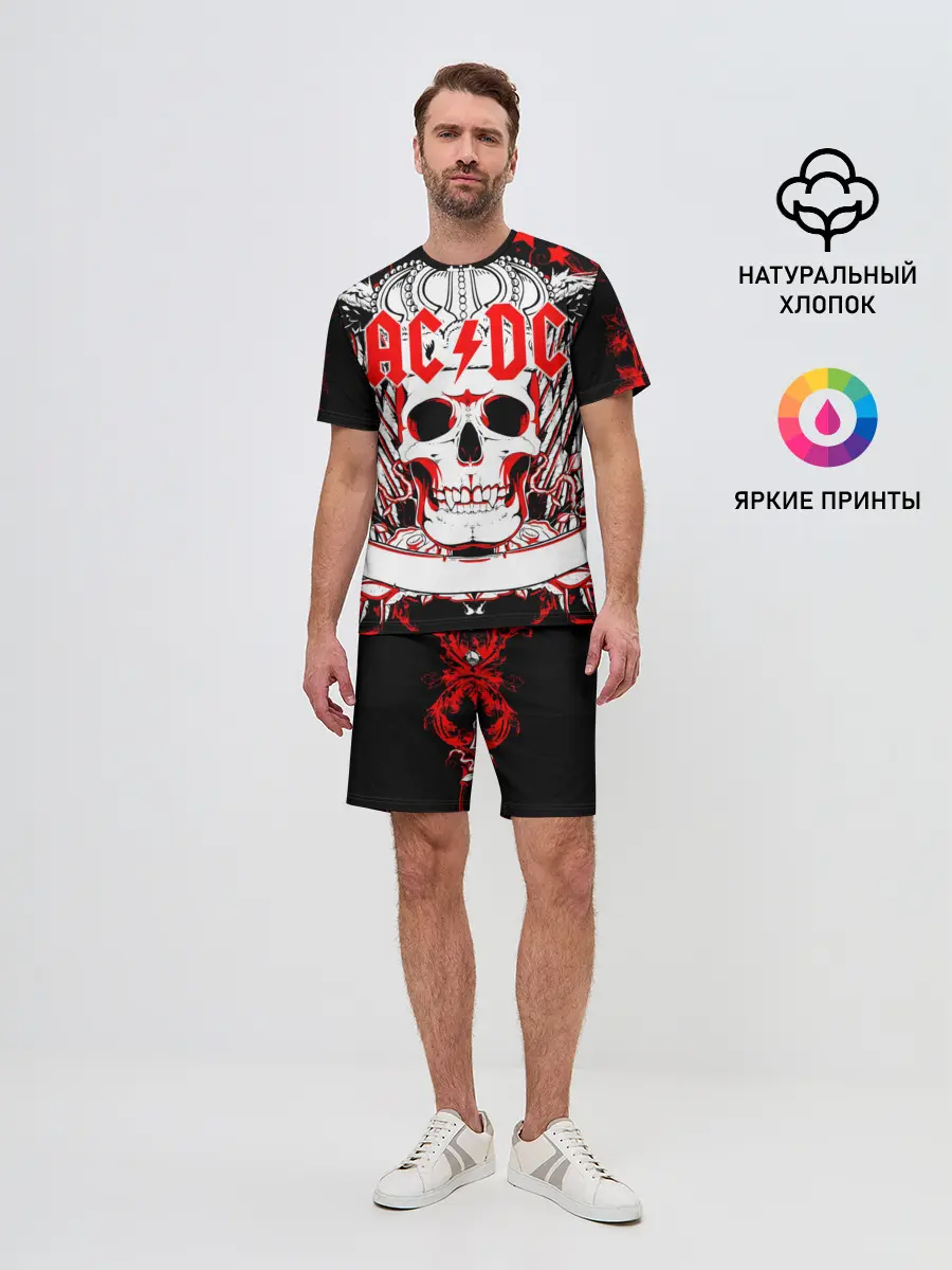 Мужской костюм с шортами / AC/DC