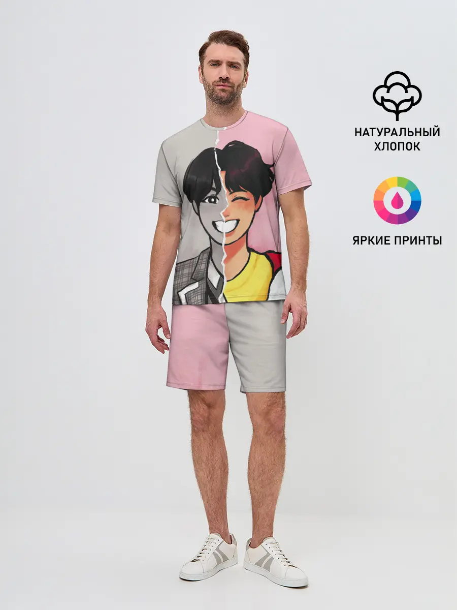 Мужской костюм с шортами / K-Pop