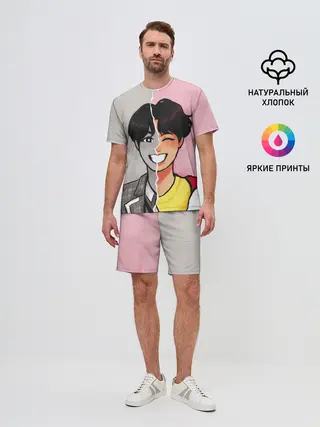 Мужской костюм с шортами / K-Pop