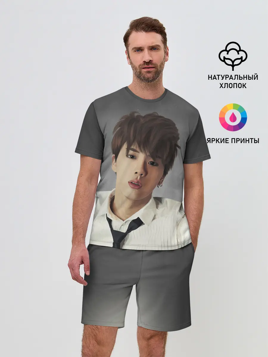 Мужской костюм с шортами / Tie