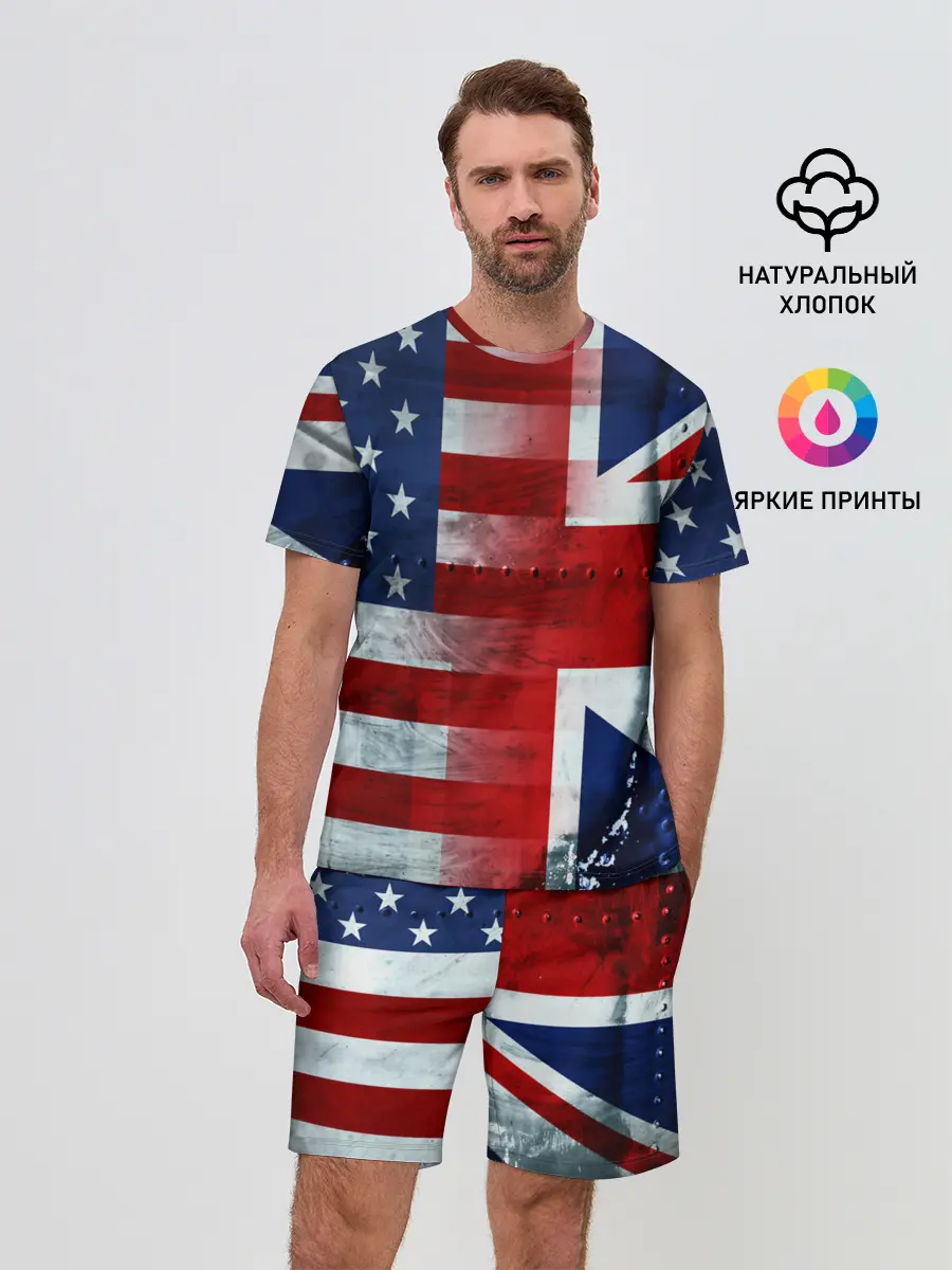 Мужской костюм с шортами / Англия&Америка