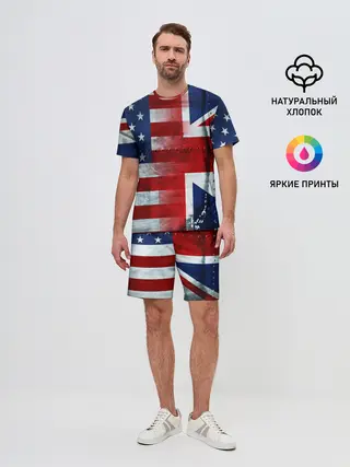 Мужской костюм с шортами / Англия&Америка