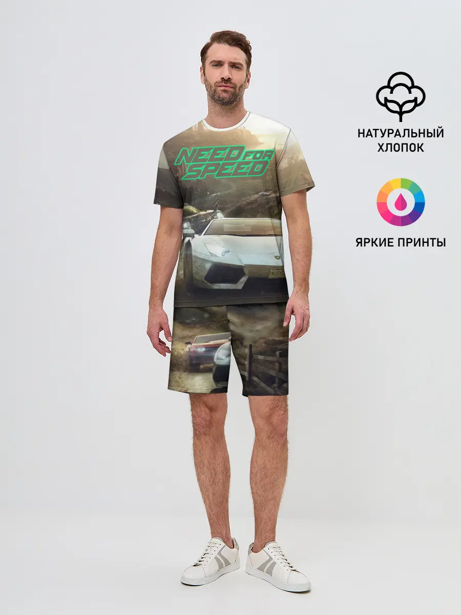 Мужской костюм с шортами / Need for Speed