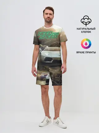 Мужской костюм с шортами / Need for Speed