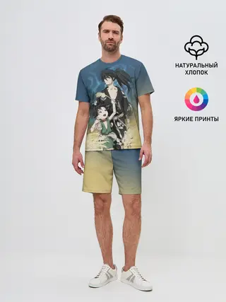 Мужской костюм с шортами / Дороро