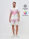 Мужской костюм с шортами / Фламинго