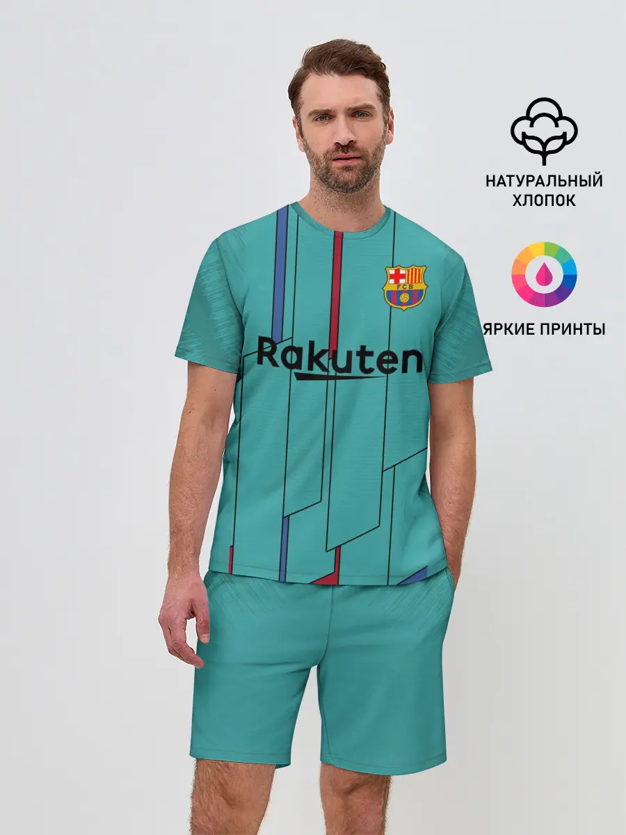 Мужской костюм с шортами / Messi away 19-20