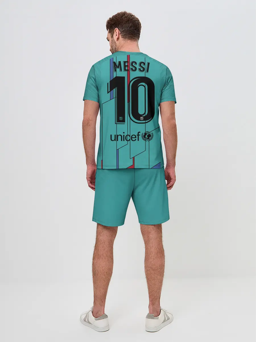 Мужской костюм с шортами / Messi away 19-20