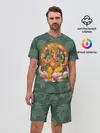 Мужской костюм с шортами / Ганеша