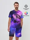 Мужской костюм с шортами / космос