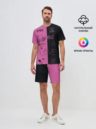 Мужской костюм с шортами / Lil Peep