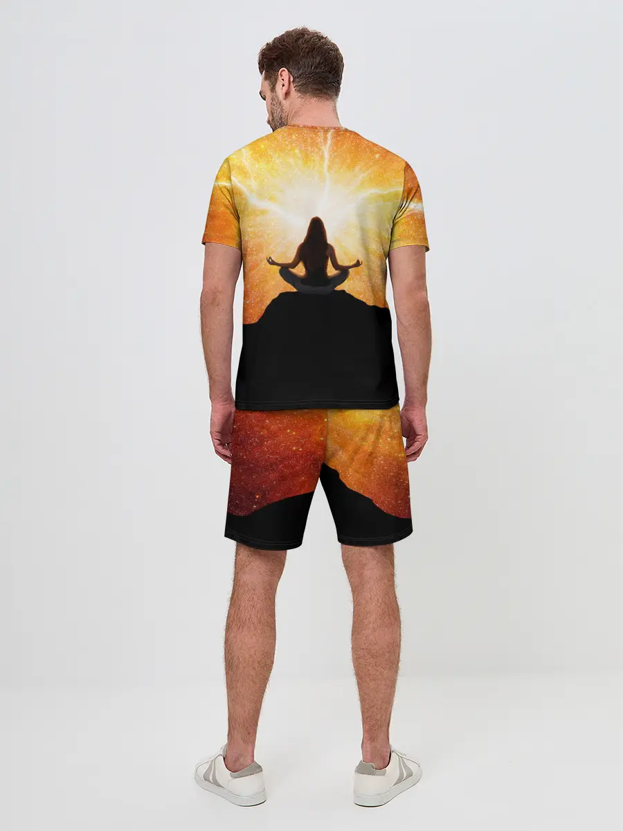 Мужской костюм с шортами / International Yoga Day