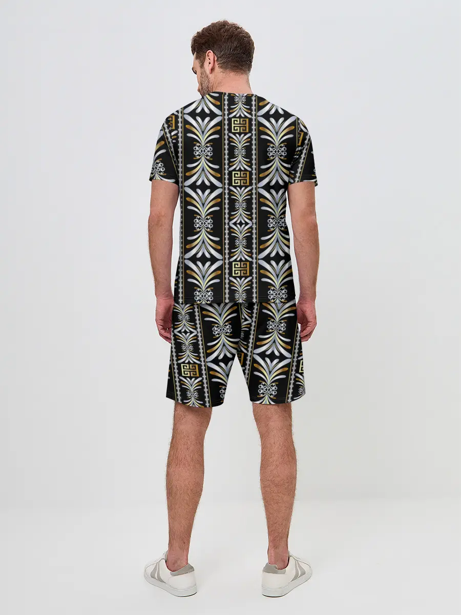 Мужской костюм с шортами / silver