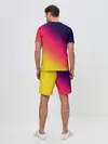 Мужской костюм с шортами / Градиент