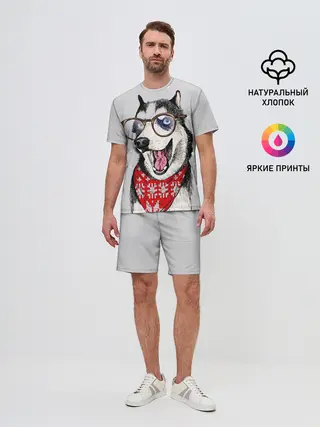 Мужской костюм с шортами / Хаски