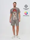 Мужской костюм с шортами / llama