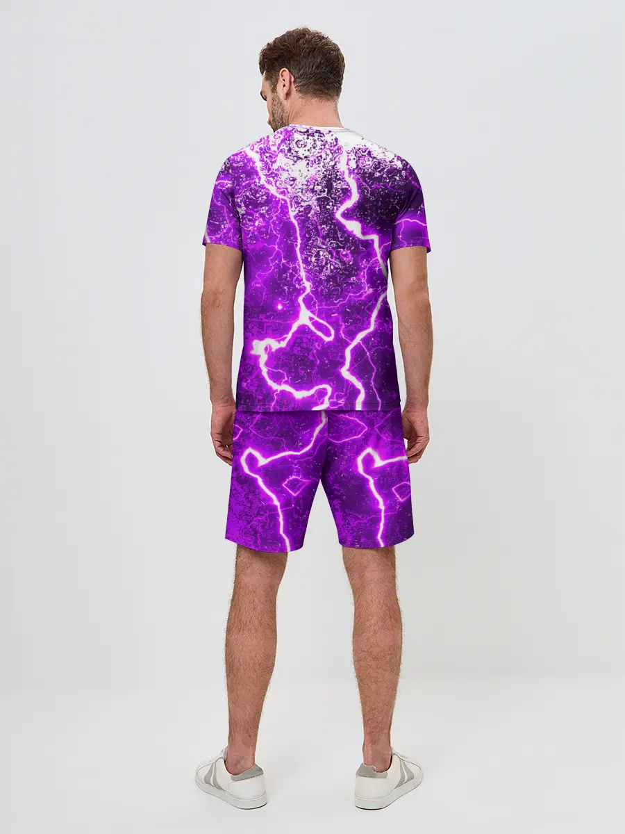 Мужской костюм с шортами / НЕОНОВЫЙ STORM