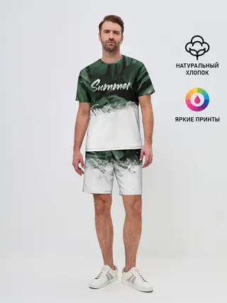 Мужской костюм с шортами / Лето