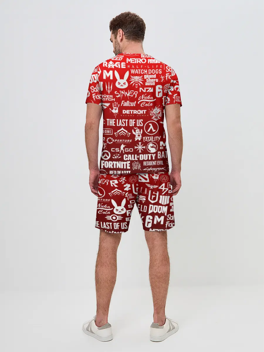 Мужской костюм с шортами / ЛОГОТИПЫ ИГР