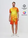Мужской костюм с шортами / ОРАНЖЕВЫЕ СОТЫ