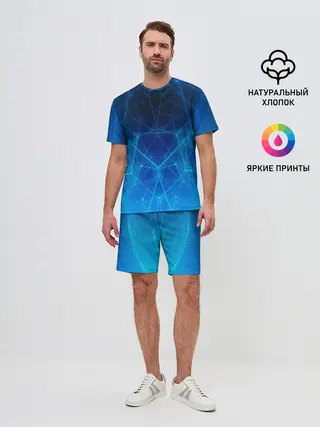 Мужской костюм с шортами / НЕОНОВАЯ ЗАЩИТА