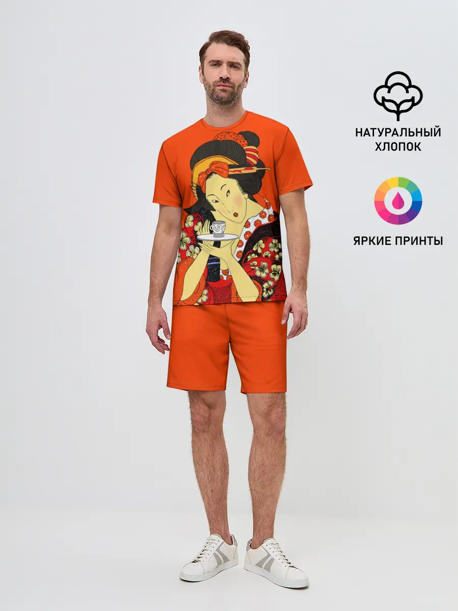 Мужской костюм с шортами / Японка