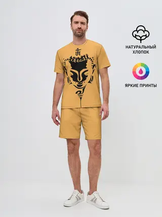 Мужской костюм с шортами / Будда