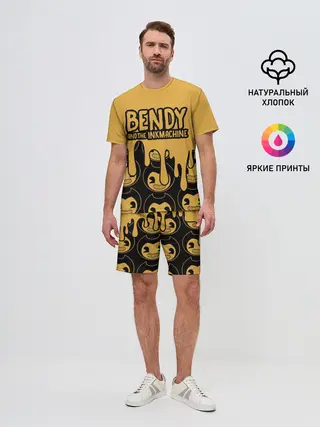 Мужской костюм с шортами / Bendy And The Ink Machine