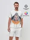 Мужской костюм с шортами / Billie Eilish art 1